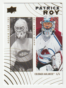 Patrick Roy - Montreal Canadiens - Colorado Avalanche (NHL Hockey Card) 2024-25 Upper Deck Tim Hortons Retrospective Rookies # 97 Mint