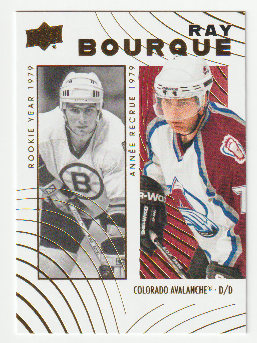Ray Bourque - Boston Bruins - Colorado Avalanche (NHL Hockey Card) 2024-25 Upper Deck Tim Hortons Retrospective Rookies # 99 Mint