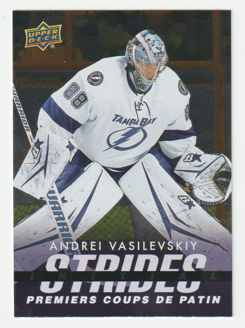 Andrei Vasilevskiy - Tampa Bay Lightning - Initial Strides (NHL Hockey Card) 2024-25 Upper Deck Tim Hortons Retrospective Rookies # IS-2 Mint