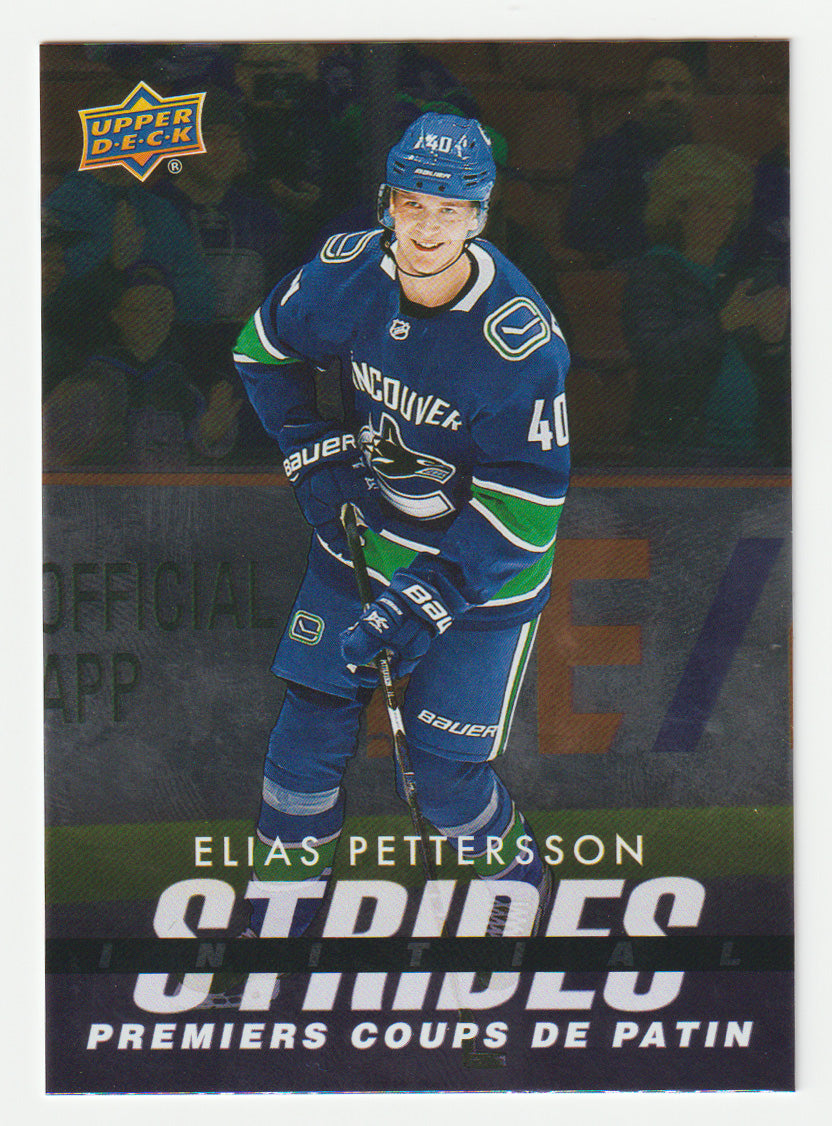 Elias Pettersson - Vancouver Canucks - Initial Strides (NHL Hockey Card) 2024-25 Upper Deck Tim Hortons Retrospective Rookies # IS-8 Mint