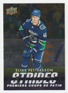 Elias Pettersson - Vancouver Canucks - Initial Strides (NHL Hockey Card) 2024-25 Upper Deck Tim Hortons Retrospective Rookies # IS-8 Mint