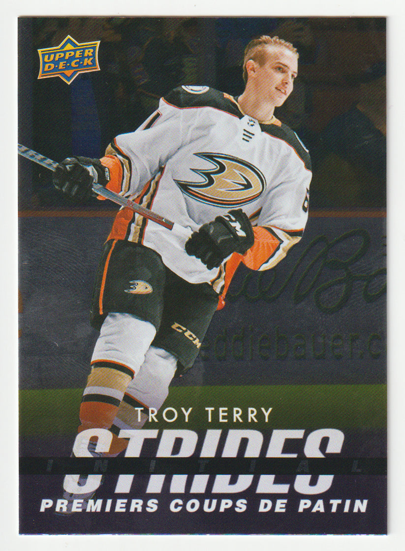 Troy Terry - Anaheim Ducks - Initial Strides (NHL Hockey Card) 2024-25 Upper Deck Tim Hortons Retrospective Rookies # IS-11 Mint