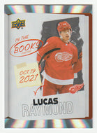 Lucas Raymond - Detroit Red Wings - In the Books (NHL Hockey Card) 2024-25 Upper Deck Tim Hortons Retrospective Rookies # ITB-2 Mint