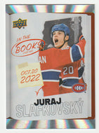 Juraj Slafkovsky - Montreal Canadiens - In the Books (NHL Hockey Card) 2024-25 Upper Deck Tim Hortons Retrospective Rookies # ITB-10 Mint
