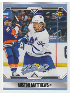 Auston Matthews - Toronto Maple Leafs (NHL Hockey Card) 2024-25 Upper Deck MVP # 22 Mint