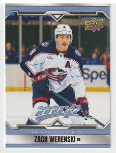 Zach Werenski - Columbus Blue Jackets (NHL Hockey Card) 2024-25 Upper Deck MVP # 63 Mint