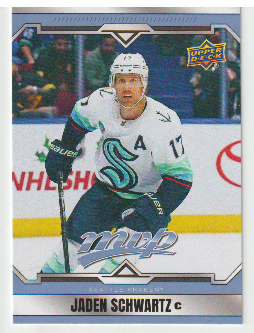 Jaden Schwartz - Seattle Kraken (NHL Hockey Card) 2024-25 Upper Deck MVP # 90 Mint