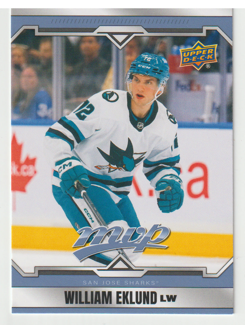 William Eklund - San Jose Sharks (NHL Hockey Card) 2024-25 Upper Deck MVP # 185 Mint