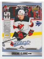 Graeme Clarke RC - SP - New Jersey Devils (NHL Hockey Card) 2024-25 Upper Deck MVP # 225 Mint