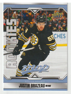 Justin Brazeau RC - SP - Boston Bruins (NHL Hockey Card) 2024-25 Upper Deck MVP # 226 Mint