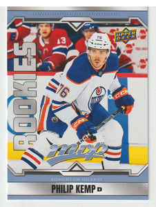 Phil Kemp RC - SP - Edmonton Oilers (NHL Hockey Card) 2024-25 Upper Deck MVP # 232 Mint