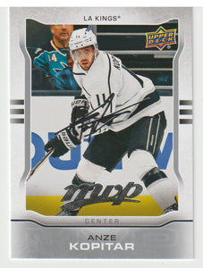 Anze Kopitar - Los Angeles Kings - 10th Anniversary Silver Script (NHL Hockey Card) 2024-25 Upper Deck MVP # MR-32 Mint