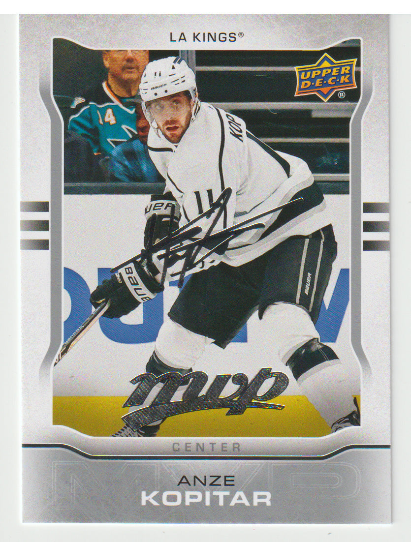 Anze Kopitar - Los Angeles Kings - 10th Anniversary Silver Script (NHL Hockey Card) 2024-25 Upper Deck MVP # MR-32 Mint