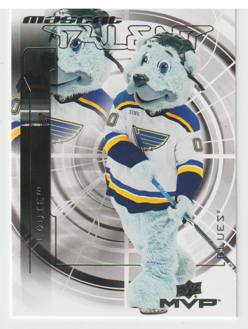 Mascot Talent - Louie - St. Louis Blues (NHL Hockey Card) 2024-25 Upper Deck MVP # MT-27 Mint