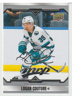 Logan Couture - San Jose Sharks - Silver Script (NHL Hockey Card) 2024-25 Upper Deck MVP # 132 Mint