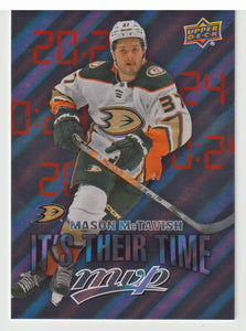 Mason McTavish - Anaheim Ducks - It's Their Time (NHL Hockey Card) 2024-25 Upper Deck MVP # IT-4 Mint