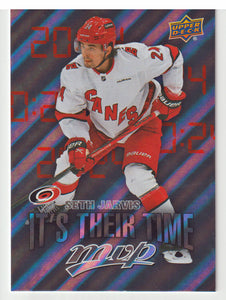 Seth Jarvis - Carolina Hurricanes - It's Their Time (NHL Hockey Card) 2024-25 Upper Deck MVP # IT-8 Mint