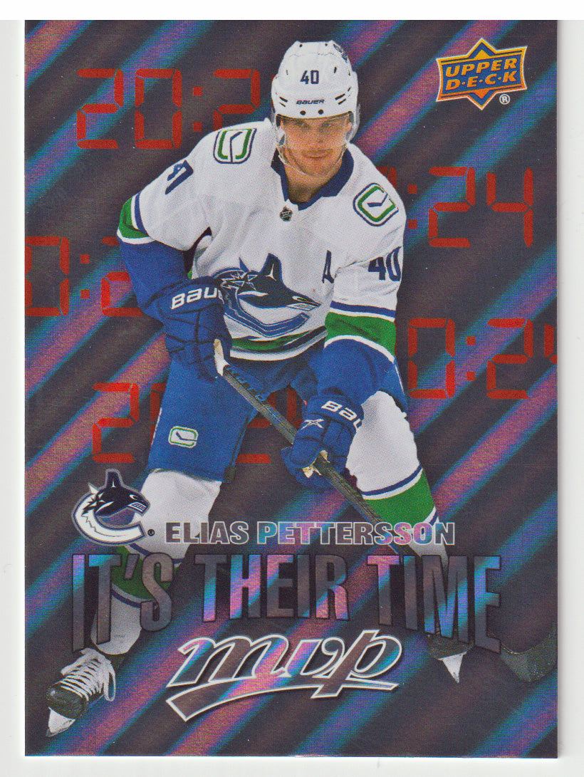 Elias Pettersson - Vancouver Canucks - It's Their Time (NHL Hockey Card) 2024-25 Upper Deck MVP # IT-22 Mint