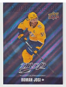 Roman Josi - Nashville Predators - Under the Scope (NHL Hockey Card) 2024-25 Upper Deck MVP # US-3 Mint