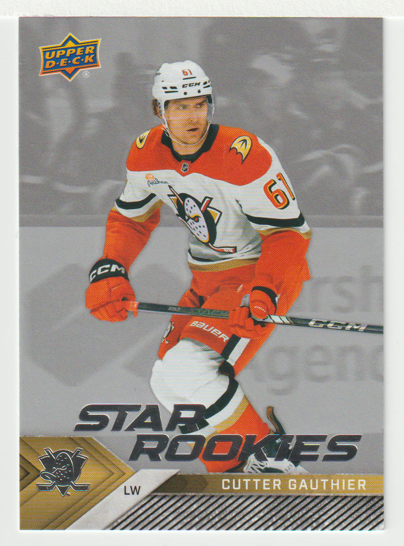 Cutter Gauthier RC - Anaheim Ducks (NHL Hockey Card) 2024-25 Upper Deck Star Rookies # 1 Mint