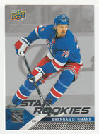 Brennan Othmann RC - New York Rangers (NHL Hockey Card) 2024-25 Upper Deck Star Rookies # 5 Mint
