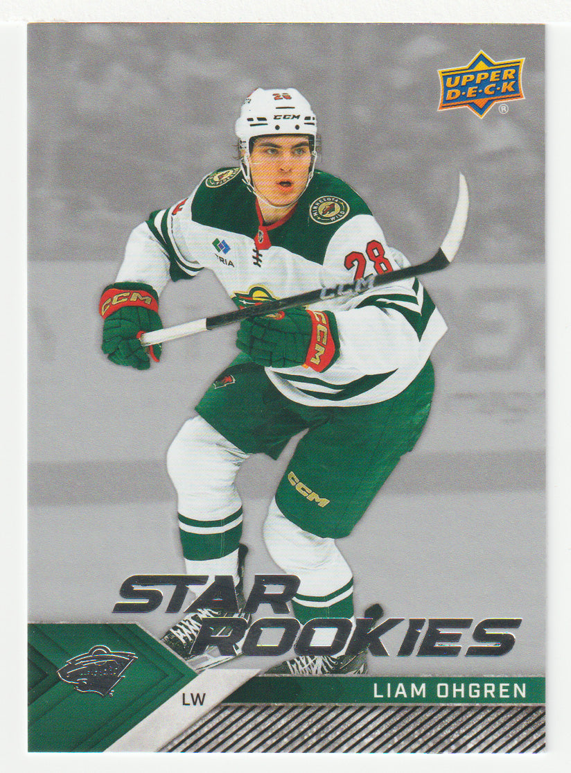 Liam Ohgren RC - Minnesota Wild (NHL Hockey Card) 2024-25 Upper Deck Star Rookies # 9 Mint