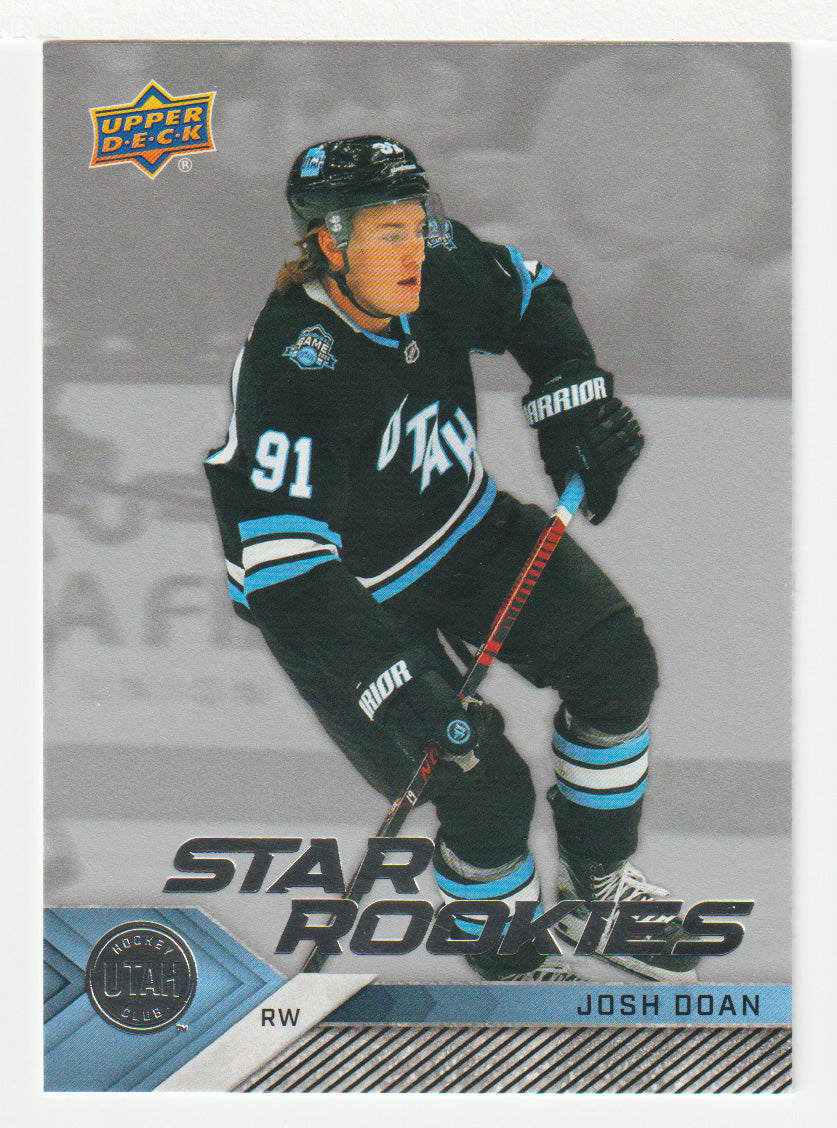 Josh Doan RC - Utah (NHL Hockey Card) 2024-25 Upper Deck Star Rookies # 11 Mint