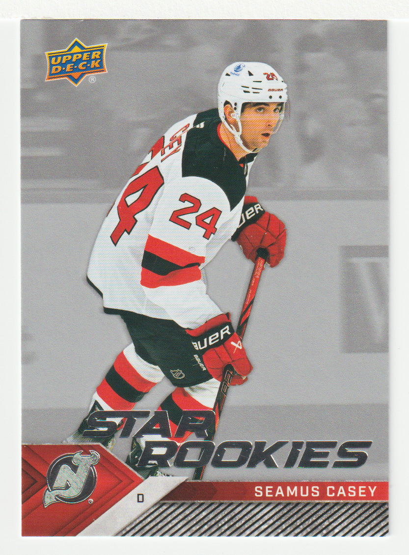 Seamus Casey RC - New Jersey Devils (NHL Hockey Card) 2024-25 Upper Deck Star Rookies # 17 Mint