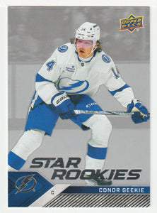 Conor Geekie RC - Tampa Bay Lightning (NHL Hockey Card) 2024-25 Upper Deck Star Rookies # 19 Mint