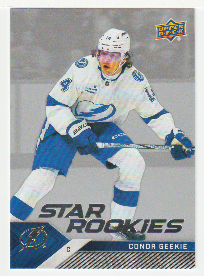 Conor Geekie RC - Tampa Bay Lightning (NHL Hockey Card) 2024-25 Upper Deck Star Rookies # 19 Mint