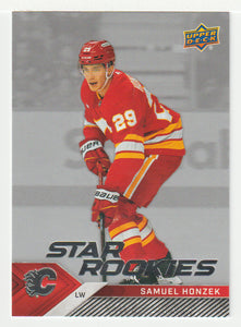 Samuel Honzek RC - Calgary Flames (NHL Hockey Card) 2024-25 Upper Deck Star Rookies # 23 Mint