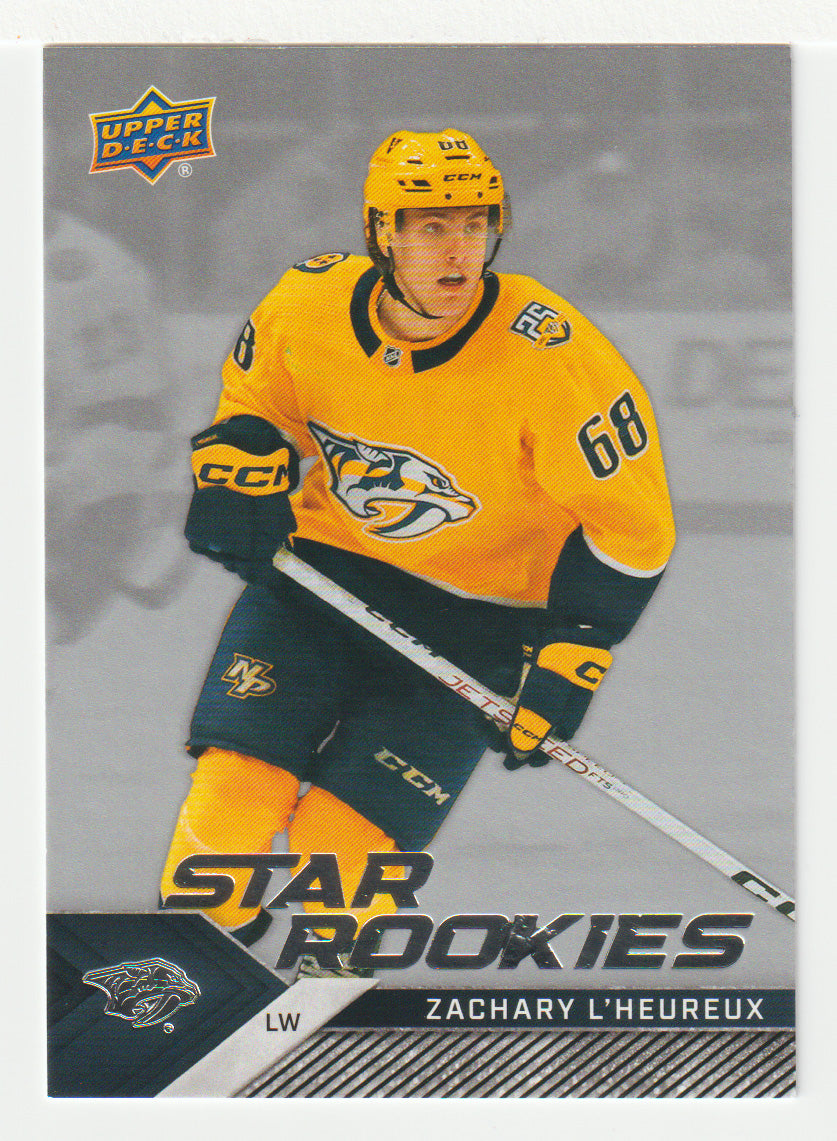 Zachary L'Heureux RC - Nashville Predators (NHL Hockey Card) 2024-25 Upper Deck Star Rookies # 25 Mint