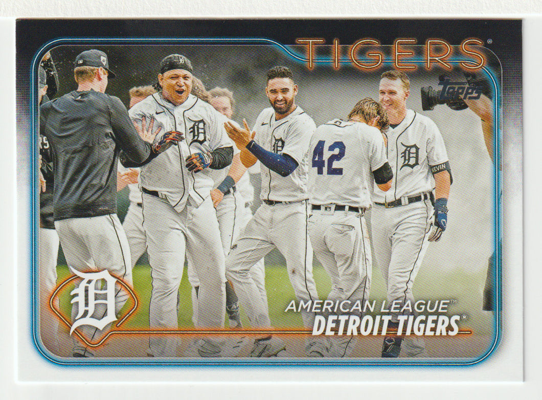Detroit Tigers Team Card (MLB Baseball Card) 2024 Topps # 6 Mint