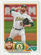 Paul Blackburn - Oakland Athletics (MLB Baseball Card) 2023 Topps # 6 Mint