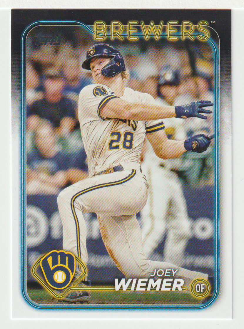 Joey Wiemer - Milwaukee Brewers (MLB Baseball Card) 2024 Topps # 9 Mint