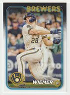 Joey Wiemer - Milwaukee Brewers (MLB Baseball Card) 2024 Topps # 9 Mint