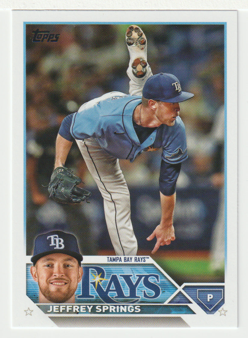 Jeffrey Springs - Tampa Bay Rays (MLB Baseball Card) 2023 Topps # 12 Mint