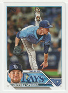 Jeffrey Springs - Tampa Bay Rays (MLB Baseball Card) 2023 Topps # 12 Mint