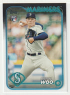 Bryan Woo RC - Seattle Mariners (MLB Baseball Card) 2024 Topps # 12 Mint