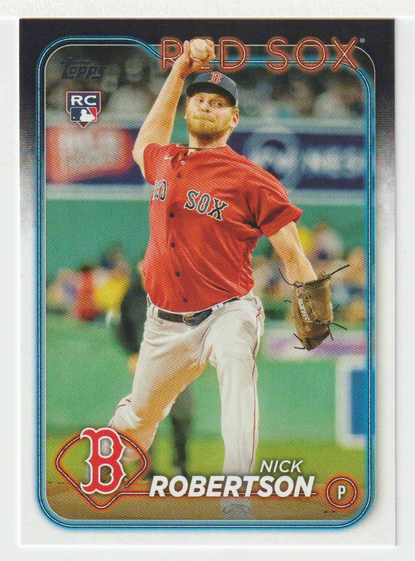 Nick Robertson RC - Boston Red Sox (MLB Baseball Card) 2024 Topps # 13 Mint