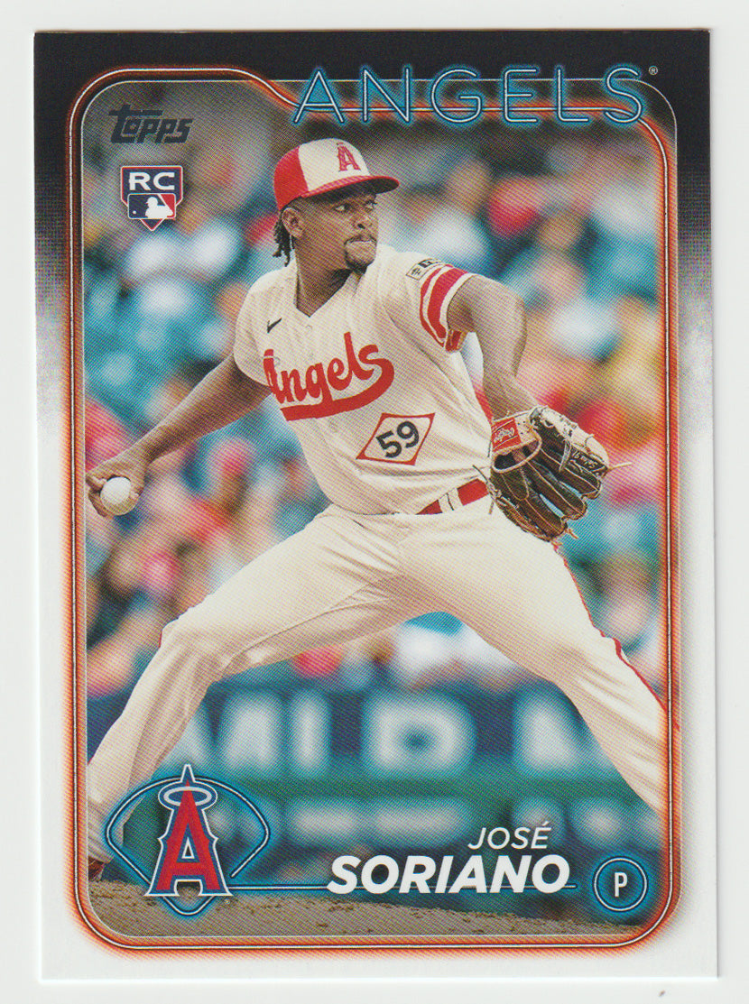 Jose Soriano RC - Los Angeles Angels (MLB Baseball Card) 2024 Topps # 15 Mint