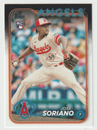 Jose Soriano RC - Los Angeles Angels (MLB Baseball Card) 2024 Topps # 15 Mint