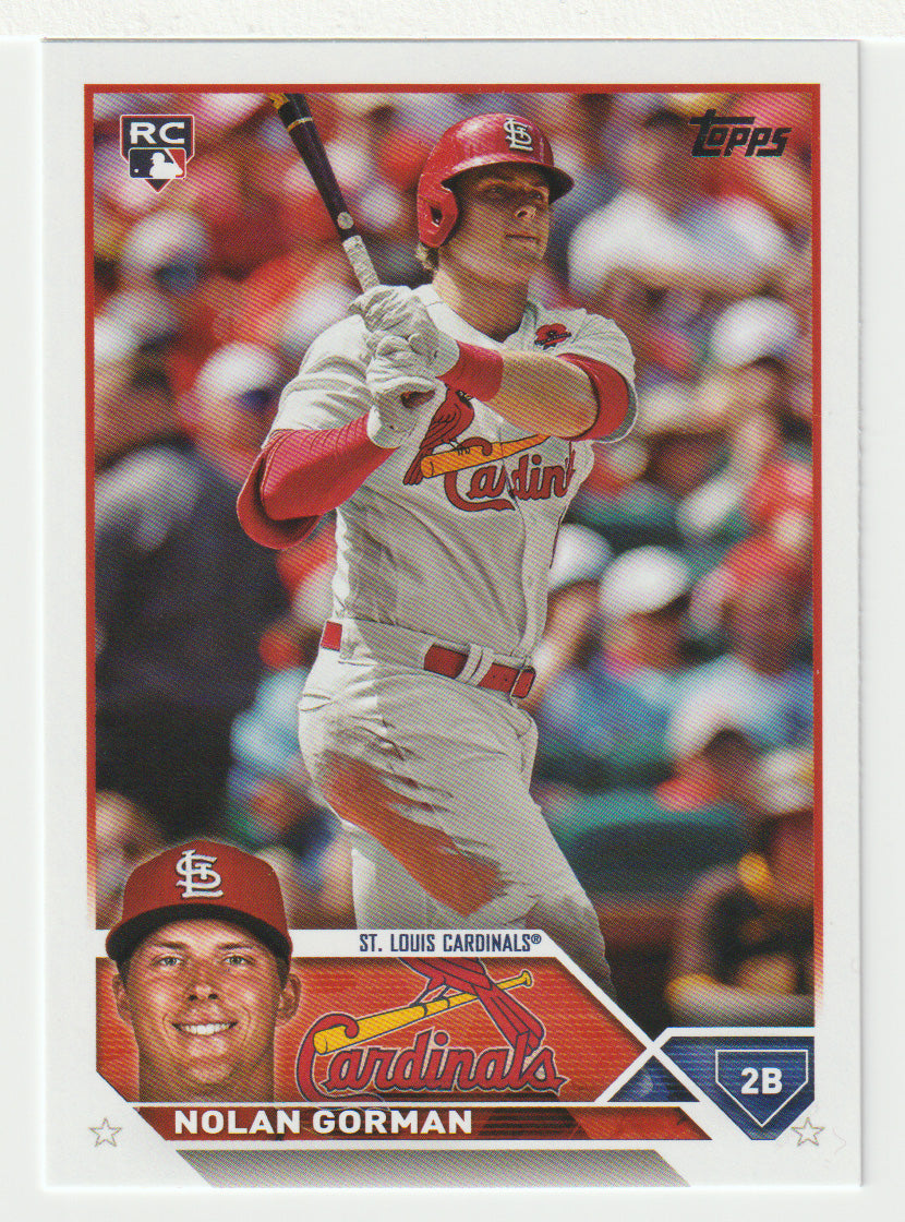 Nolan Gorman RC - St. Louis Cardinals (MLB Baseball Card) 2023 Topps # 16 Mint