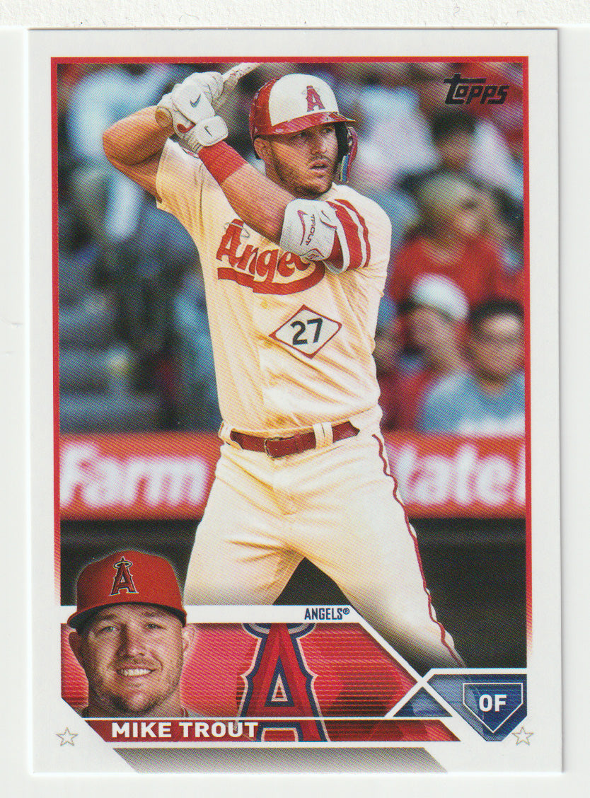 Mike Trout - Los Angeles Angels (MLB Baseball Card) 2023 Topps # 27 Mint