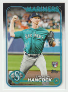 Emerson Hancock RC - Seattle Mariners (MLB Baseball Card) 2024 Topps # 39 Mint