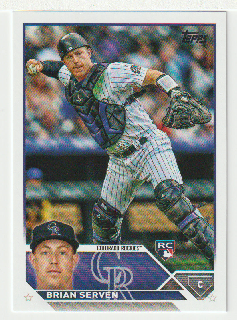 Brian Serven RC - Colorado Rockies (MLB Baseball Card) 2023 Topps # 41 Mint
