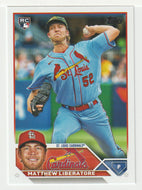 Matthew Liberatore RC - St. Louis Cardinals (MLB Baseball Card) 2023 Topps # 52 Mint