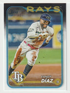 Yandy Diaz - Tampa Bay Rays (MLB Baseball Card) 2024 Topps # 52 Mint