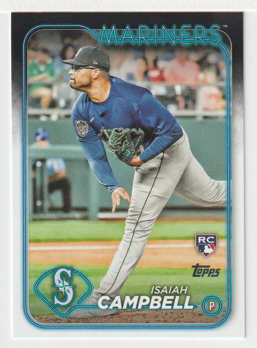 Isaiah Campbell RC - Seattle Mariners (MLB Baseball Card) 2024 Topps # 58 Mint