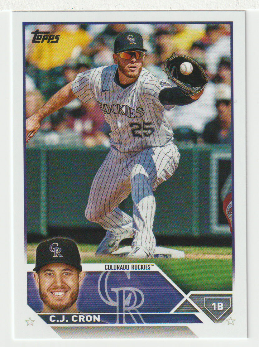 C.J. Cron - Colorado Rockies (MLB Baseball Card) 2023 Topps # 63 Mint